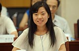 共產(chǎn)黨員微信、易信受眾代表喬薇發(fā)言