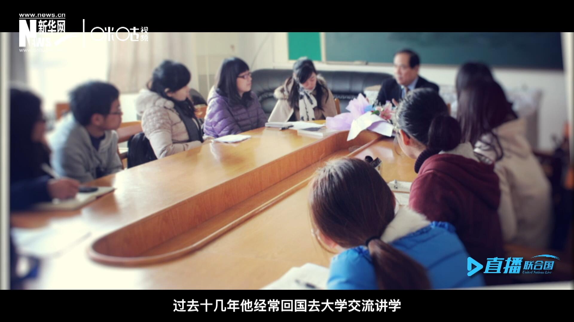 過去十幾年陳峰經(jīng)?；貒ゴ髮W(xué)交流講學(xué)，給年輕人分享他學(xué)習(xí)、工作和生活的故事。