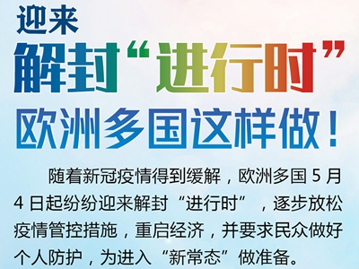 【圖解】迎來(lái)解封“進(jìn)行時(shí)” 歐洲多國(guó)這樣做！